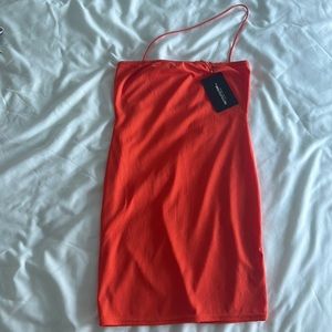 Red/orange brand new pretty little thing dress